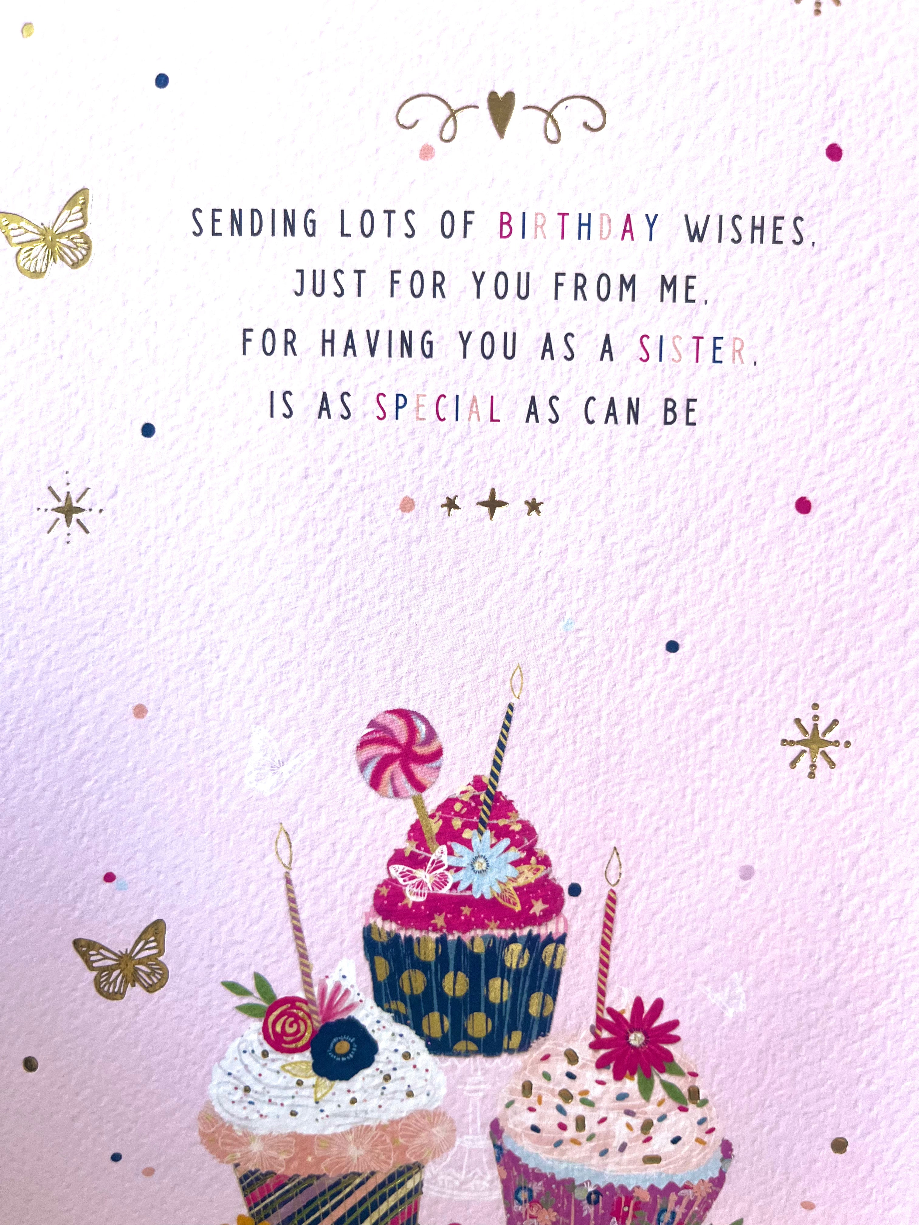 Sister Birthday Card