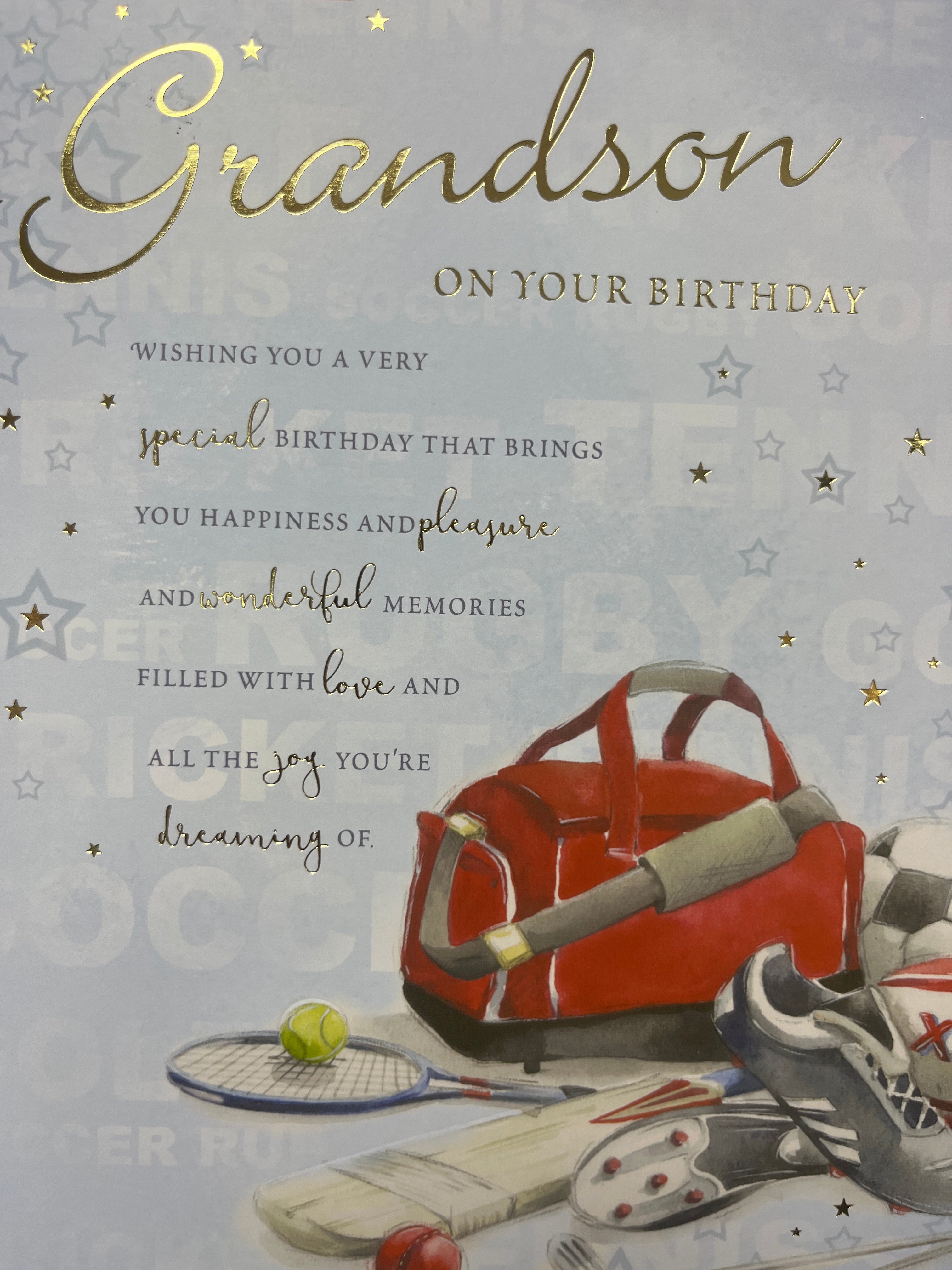 Grandson Birthday Card
