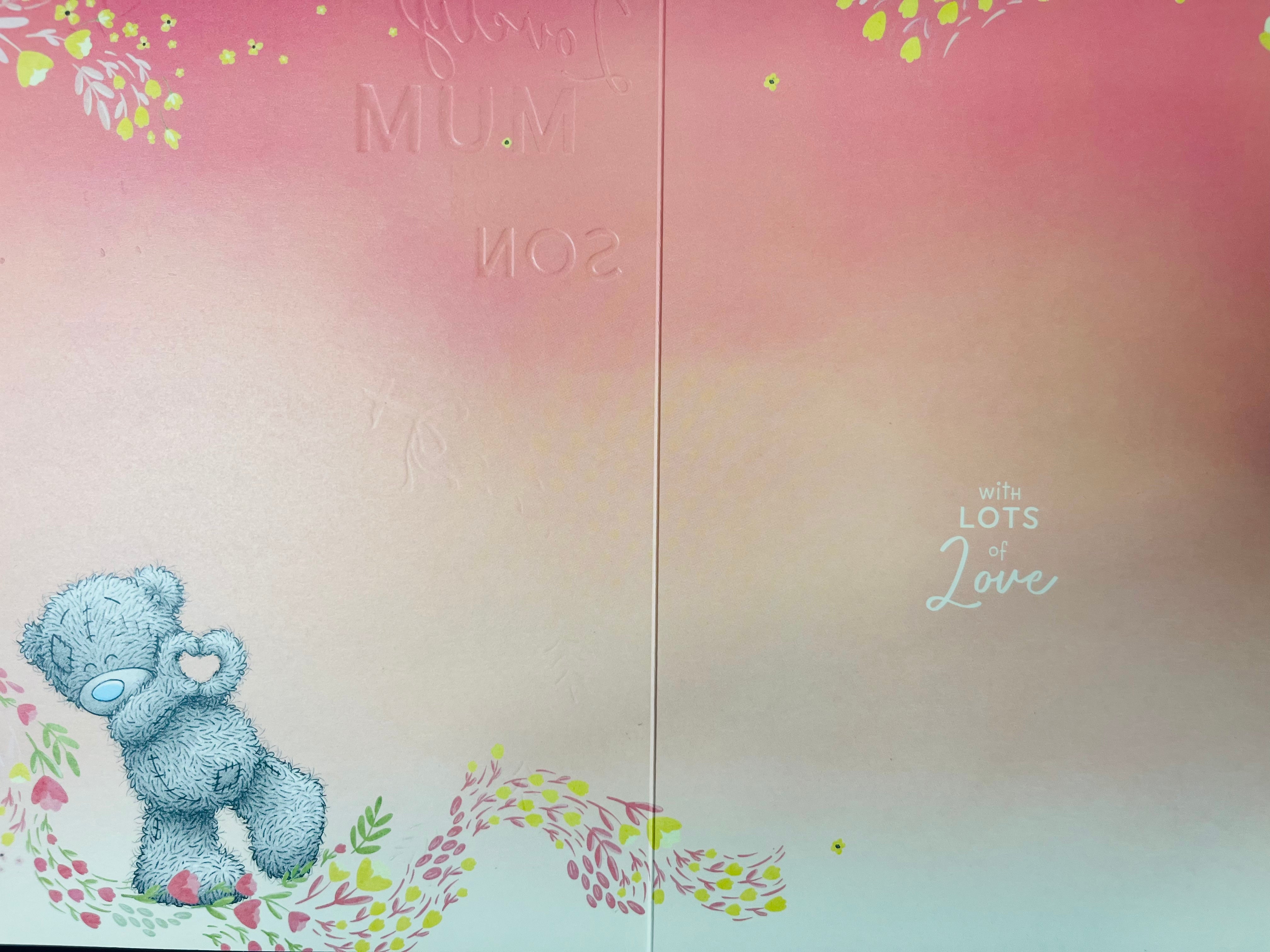 From Your Son on Mothers Day Card