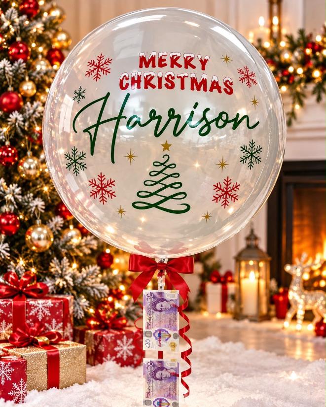 Xmas Money Balloons