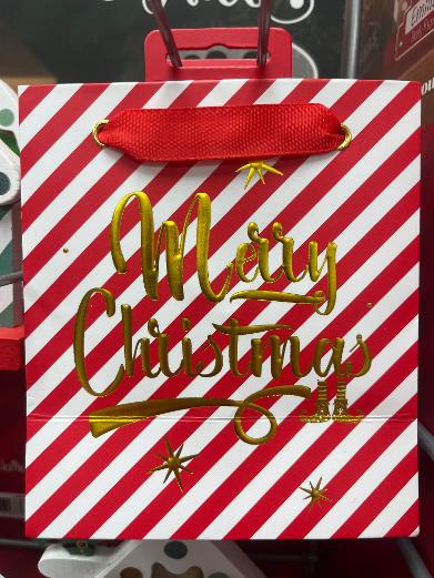 Gift Bag for Naughty or Nice Elf Report Clocks