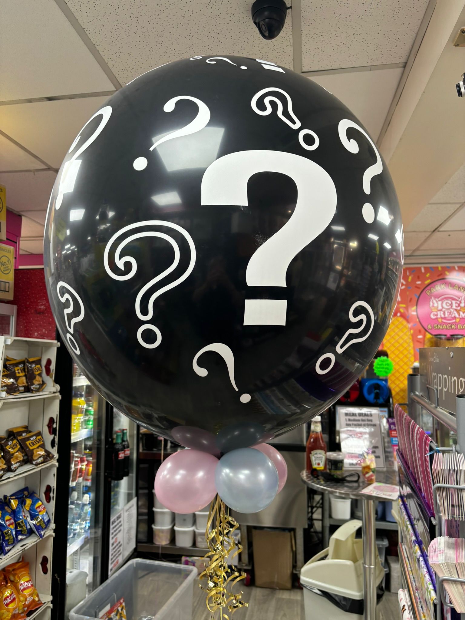 3 Foot Gender Reveal Balloon Deco Bubble LOCAL PICK UP ONLY
