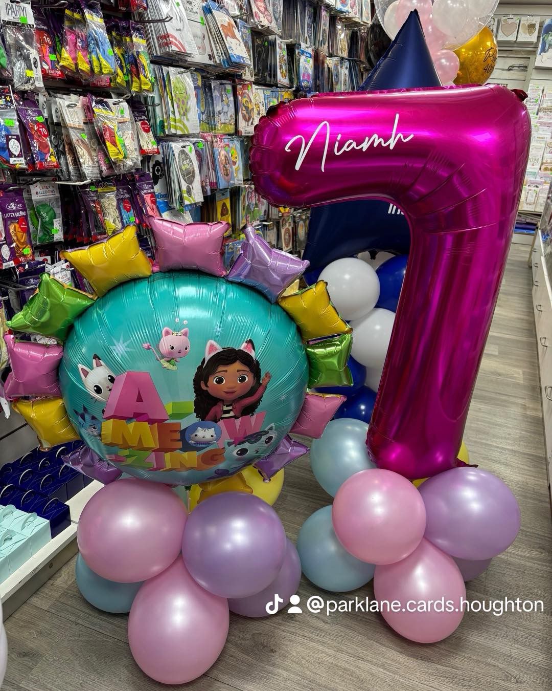 Character Balloon Displays. Gabby Doll House Balloons